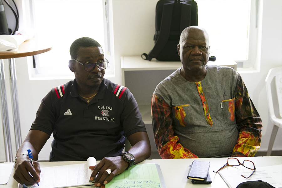 Une vue en image de la 13e édition du Tournoi de Lutte Africaine de la CEDEAO, une activité sportive régionale du Centre de Développement de la Jeunesse et des Sports de la CEDEAO